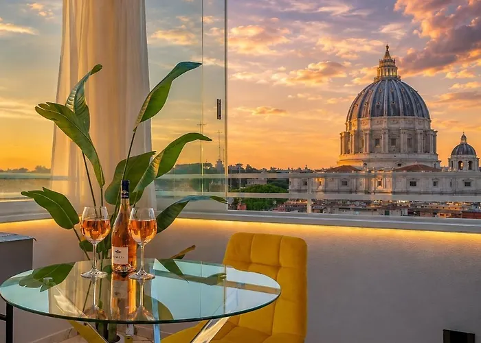 Valentine Vatican View & Jacuzzi Appartement Rome