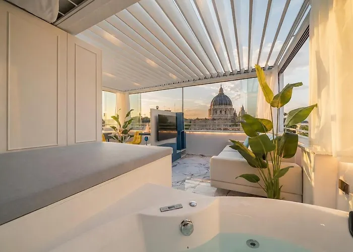 Valentine Vatican View & Jacuzzi Appartement Rome