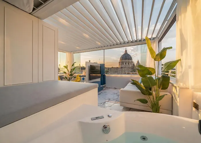 Valentine Vatican View & Jacuzzi Appartement