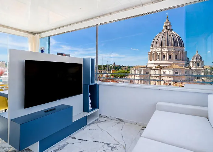 Valentine Vatican View & Jacuzzi Appartement