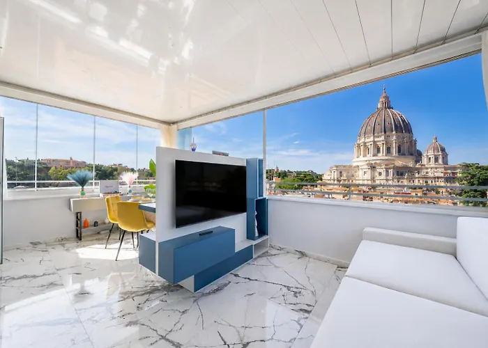 Valentine Vatican View & Jacuzzi Appartement