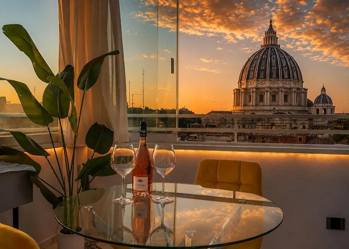 Valentine Vatican View & Jacuzzi Appartement Rome